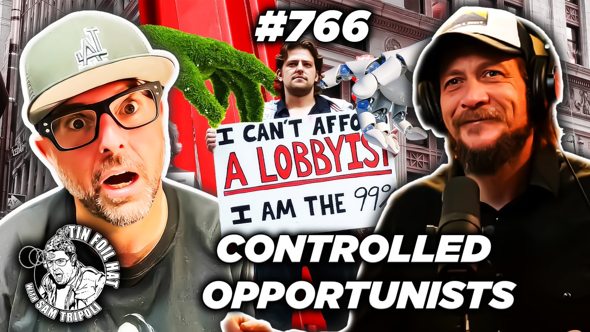 Don't miss Tin Foil Hat Podcast #766 with Am Wake Up's Steve Poikonen. podcasts.apple.com/us/podcast/766… We discuss what he calls 'Controlled Opportunists' that he believes hijacks the political content ecosystem on the internet. Buckle up because Steve names names! @samtripoli #podcast