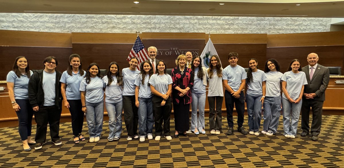 CityofWeston's tweet photo. Congratulations to the Arts Council of Greater Weston Annual Student Volunteer Award recipients. You are all ⭐️ stars ⭐️!!  Thank you for your service and support. @1WestonFL https://t.co/JvGltwWzqA