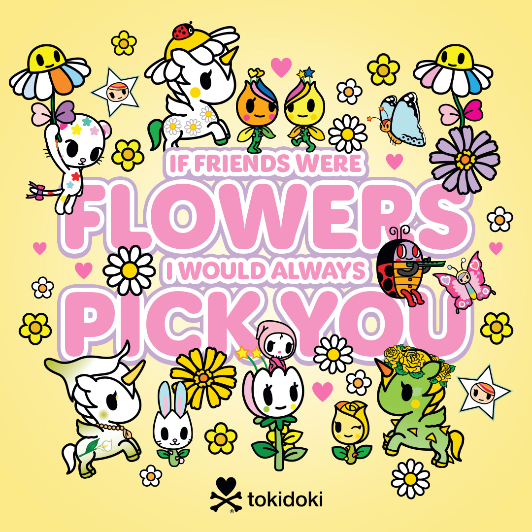 Send some #tokidoki love to your bestie! 💐💗