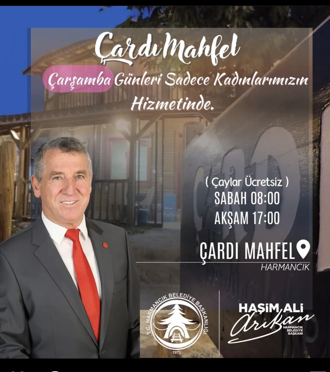 CardiMahfel's tweet photo. Biz erkekler hemen hemen her yerde vakit geçirebiliyorken değerli kadınlarımız, özellikle çarşamba günleri köylerinden gelip alışverişlerinde sonra evlerine dönüş esnasında yaşadıkları sıkıntıları çözemek için söz vermiştik ve yerine getiriyoruz 
Haşim Ali Arıkan
Belediye Başkanı https://t.co/4eMHWma9r9