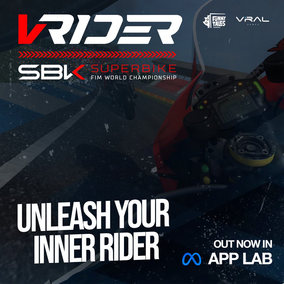 Make sure to try out the thrilling ride in VRider. The best Motorcycle simulator racing game now out in MetaQuest App Lab! 🔥🏍️🏁

#vr #gaming #vrgaming #quest3 #quest2