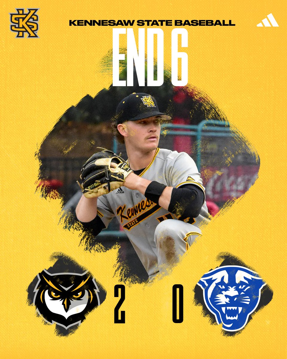 KSUOwlsBSB's tweet photo. HAVE. A. DAY. @TripleH22222 

5 IP | 3 H | O ER

📊 https://t.co/K7gKMlQ0EG

#BeDifferent | #TheSaw 🦉⚾️ https://t.co/vkKnZztlHv