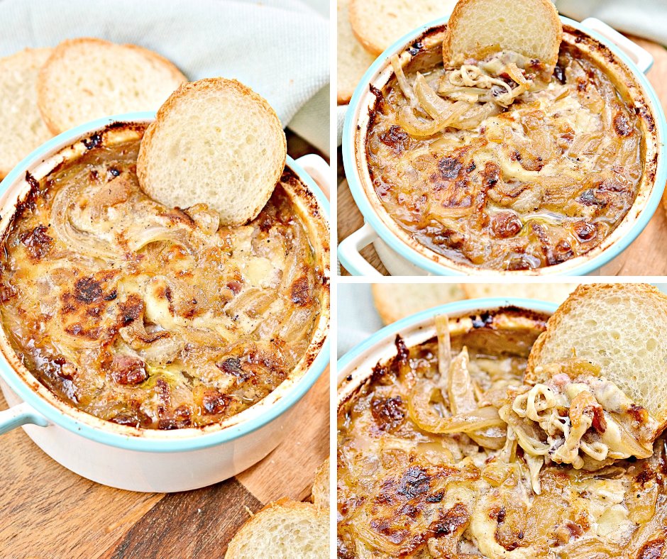 Here's your next perfect yummy dip: Hot Caramelized Onion and Bacon Dip made with sweet Vidalia onions! This irresistible, ooey-gooey cheesy dip promises to enhance your snacking experience! 😋 Get the #recipe HERE: tinyurl.com/mr44b98u #onionandbacondip #dips #recipes #yummy…