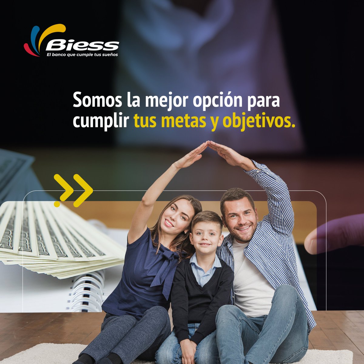 BiessEcuador's tweet photo. #BiessContigo | El #Biess te ofrece servicios financieros para que tú y tu familia puedan cumplir sus metas.

✅Recuerda, que ofrecemos:

🏡Préstamos Hipotecarios
💻Préstamos Quirografarios 
💍 Préstamos Prendarios
📁Sustitución de Hipoteca

#BiessElBancoQueCumpleTusSueños https://t.co/wkFKODSVok