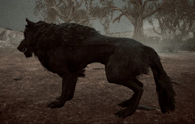 squishybanan's tweet image. Danger Doggo in game testing. He looks pretty good. Especially after I tweaked his proportions with the scale gizmo. 

#art #gamedevelopment  #UnrealEngine4 #RodinnRetribution