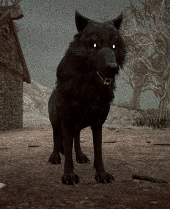 squishybanan's tweet image. Danger Doggo in game testing. He looks pretty good. Especially after I tweaked his proportions with the scale gizmo. 

#art #gamedevelopment  #UnrealEngine4 #RodinnRetribution