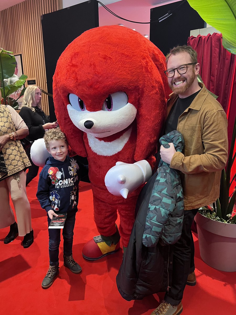 #knuckles fun tonight with the boy! We both dig this reboot of Sonic (even though it’s his first time discovering the world) and Knuckles continued the fun!