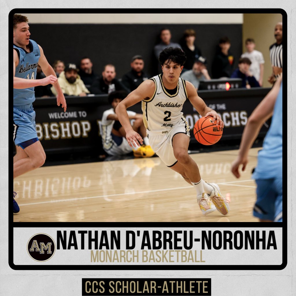 Congratulations to senior Nathan d’Abreu-Noronha who is the CCS scholar athlete for the @WCALSports this year. Tremendous honor for a great player and scholar. #GoMonarchs d2o2figo6ddd0g.cloudfront.net/m/r/d2evh21k4a…
