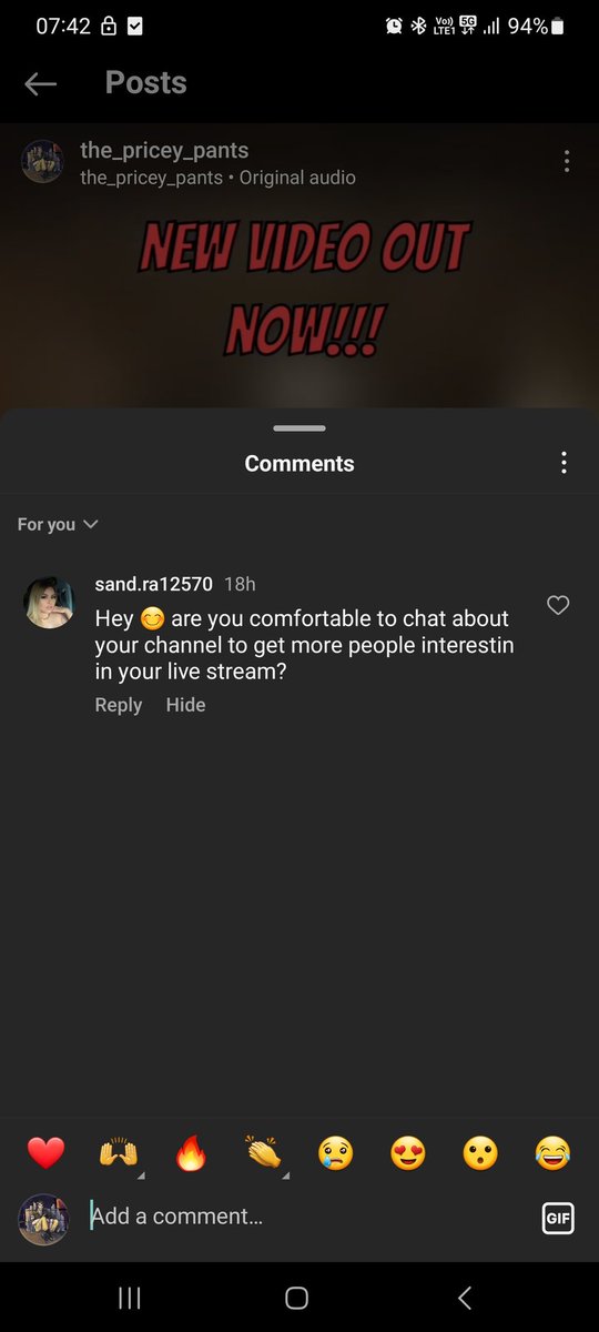 PriceyPants13's tweet image. I've been pretty slack with instagram lately and when I finally make a post and get a comment of course it's this 🙄🤣 #instagramposts #botaccount