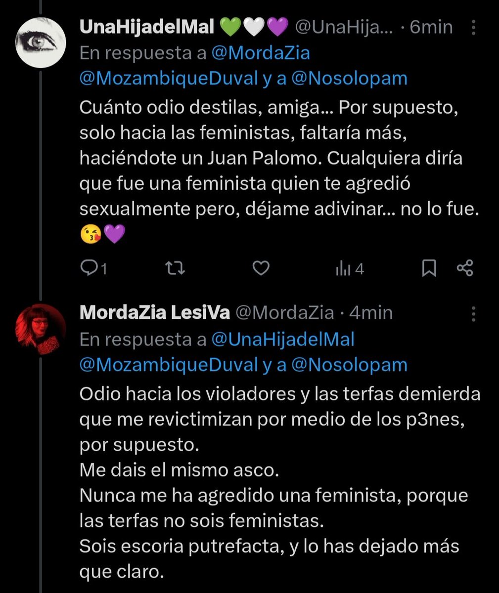 UnaHijadelMal's tweet photo. Yo también fui una alienada. Me comí el rollo queer y les daba la mano, hasta el día en la que me la soltaron para darme una hostia. Aún así jamás se me hubiese ocurrido comparar a las feministas que no pensaban como yo con violadores.
#queeresmisoginia
#alienada https://t.co/PMG4Wip1hc