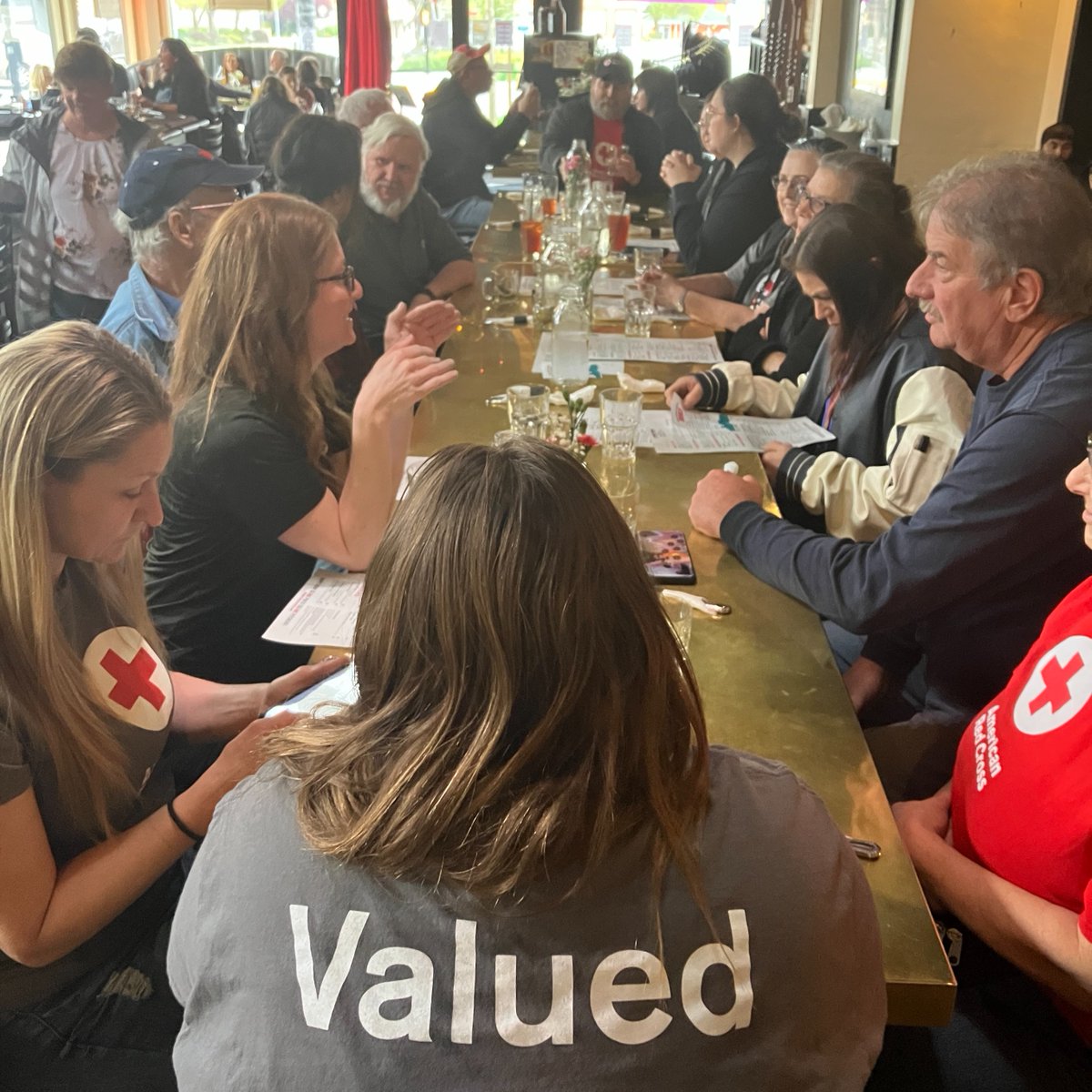 VALUED is right! Here's a snapshot of our volunteer appreciation event for those who help carry out the Red Cross misison in Lake, Mendocino and Colusa counties! THANK YOU!