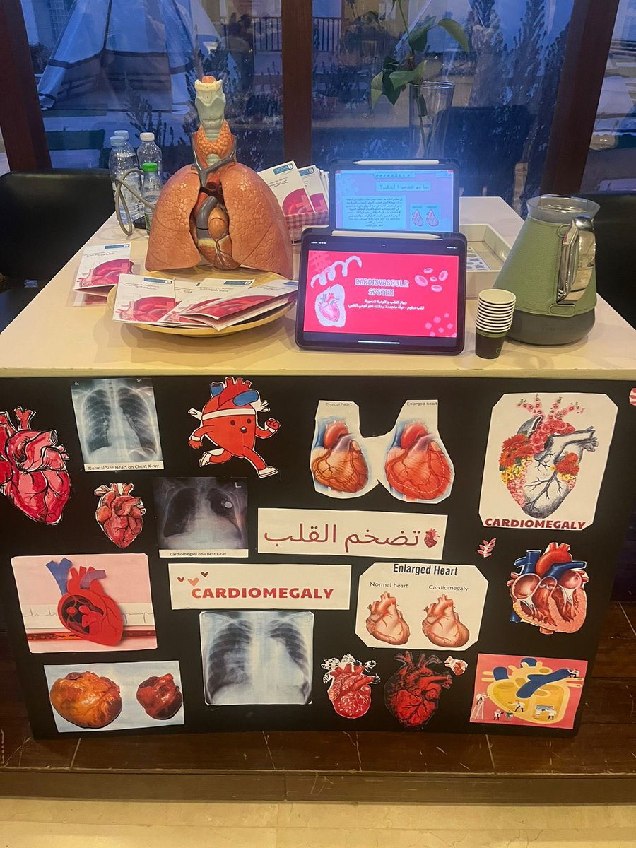 RAD_CAMS_KSU's tweet photo. شاركت طالبات المستوى الرابع ب #قسم_العلوم_الإشعاعية 
في فعالية #اليوم_العالمي_للصحة في مركز الملك سلمان الاجتماعي من خلال اركان توعوية لبعض أجهزة الجسم والأمراض الشائعة لها وكيفية الوقاية منها 
تحت اشراف كلا من: د رنـا الدهلوي، د أريج العوفي، أ رانيا حمزة و أ آلاء مالكي https://t.co/ZedEsnXNCt