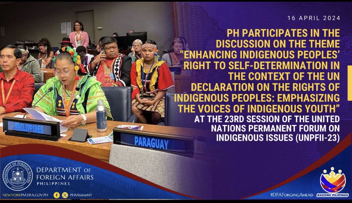 #WeAreIndigenous
#PFII23
@DFAPHL