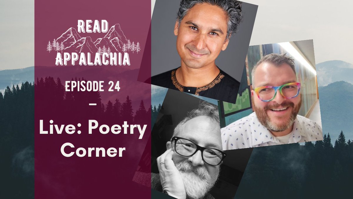 ✨NEW EPISODE!✨ ICYMI, in this special edition of Poetry Corner, host @kdwinchester is joined in conversation with poets @WillieETCarver, @rmehtawriter, and @dougvangundy. A special thanks to the librarians at @WCU for helping arrange this recording. readappalachia.com/blog/ep-22-the…