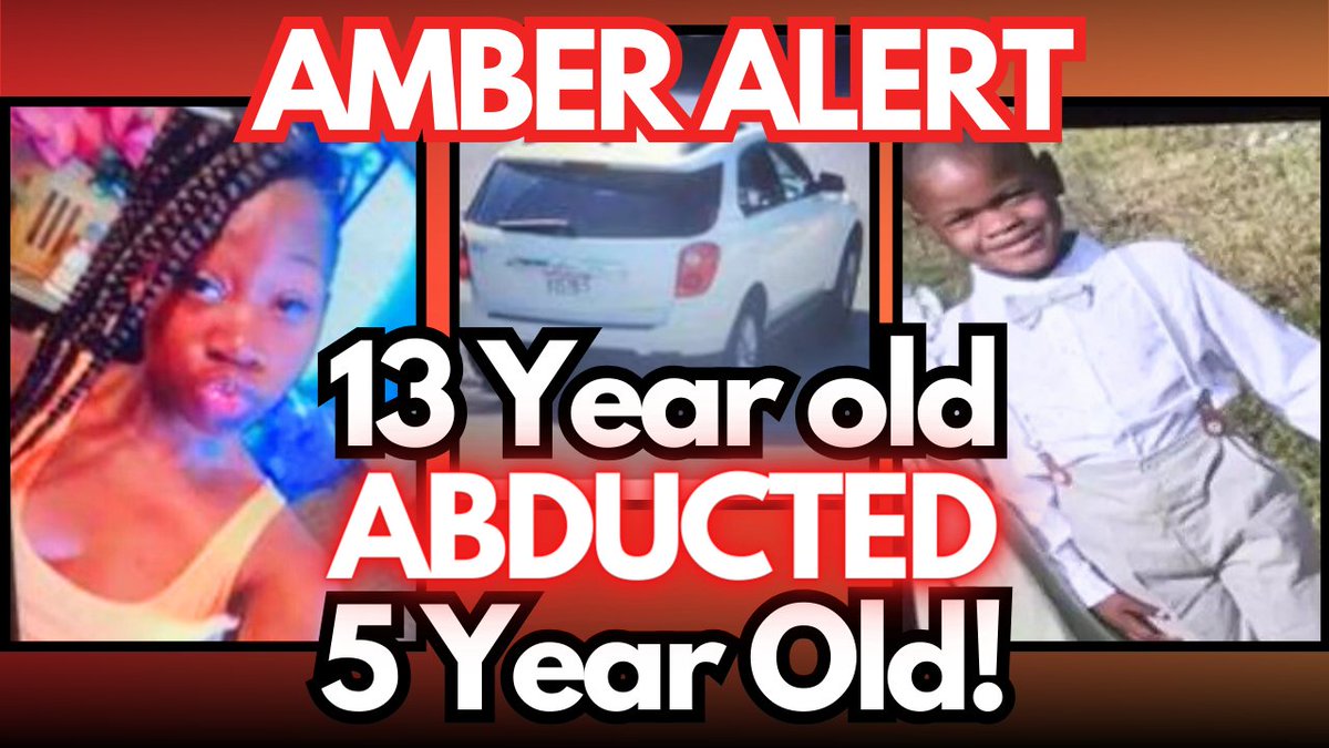 🚨LIVE 🚨
URGENT Amber Alert in Montgomery Alabama. A 13 year old girl named Janayizha Gunn allegedly ABDUCTED a 5 year old boy named Kaiden Perryman! She even drove the vehicle herself!

Some reports are that Kaiden is her little brother. Did something bad happen at home? 

JOIN…