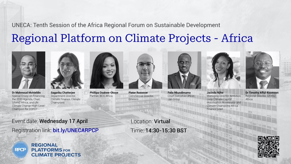 Our CEO, @FelixNkunda2  will be speaking at the  UNECA Regional Platform on Climate Projects today Wednesday, 17 April 2024 | 15:30 Hrs (CAT).

Follow the event via: bit.ly/UNECARPCP

#climate #COP29 #Rwanda