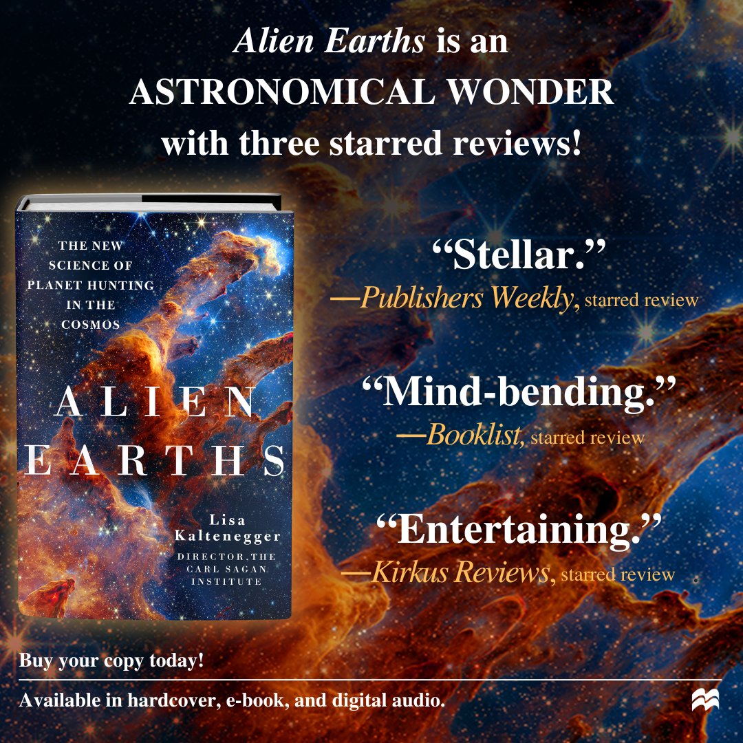 ALERT: How can we spot life in the cosmos? Could SciFi Planets be real? Where are we the aliens? Find out more in #AlienEarths. Would love your support if you could share this on social media. bit.ly/AlienEarths @StMartinsPress @MacmillanAudio @MacmillanUSA @Cornell @CSInst