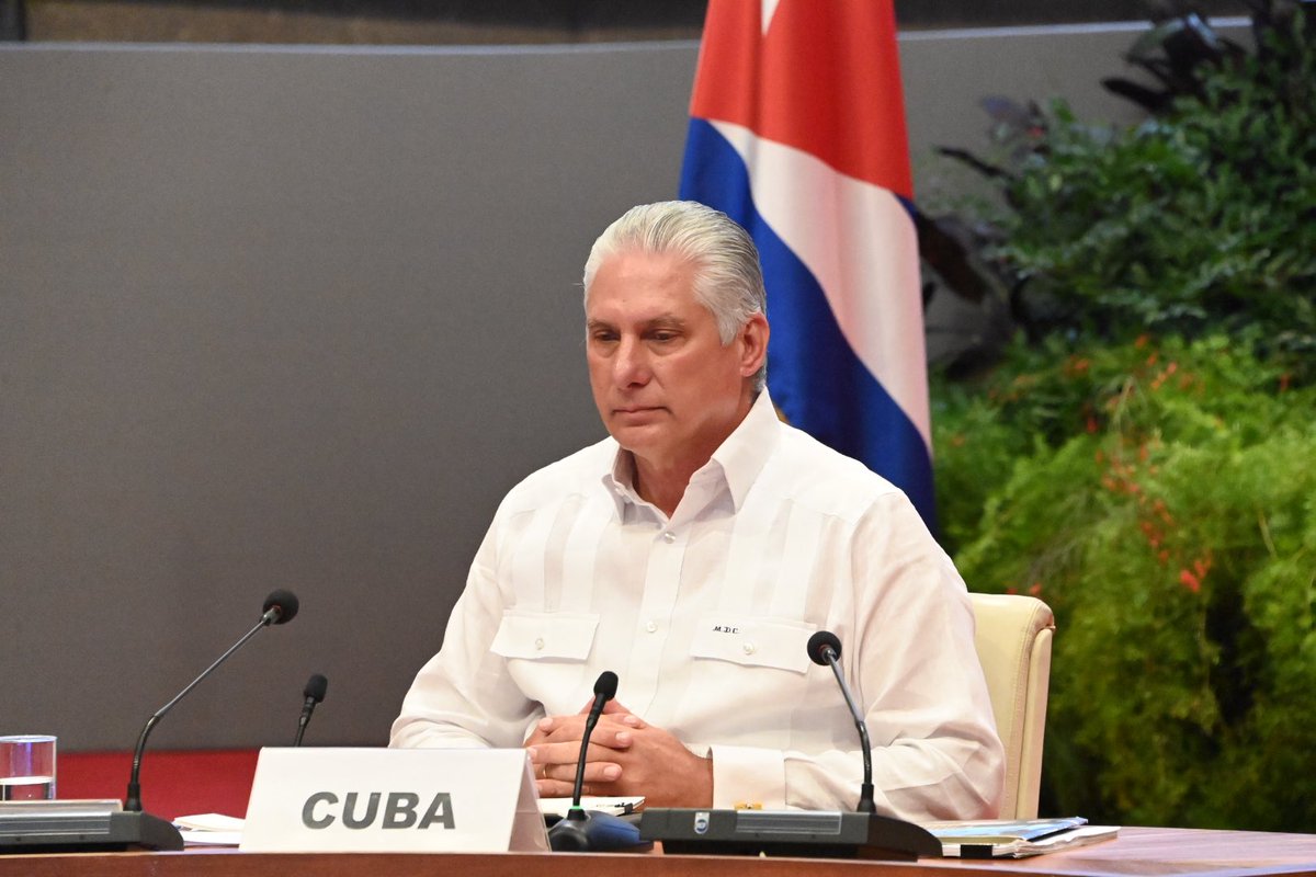 🗣️| Les compartimos la versión taquigráfica oficial del discurso del presidente @DiazCanelB en la Cumbre Extraordinaria de Jefes de Estado y de Gobierno de la #CELAC, para examinar irrupción en la misión diplomática de #México en #Ecuador. 🔗| presidencia.gob.cu/es/presidencia… #Cuba 🇨🇺