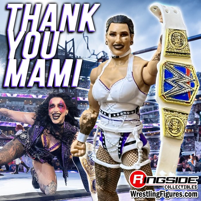 #ThankYouMami ❤️‍🩹

#RingsideCollectibles #Mattel #WWE #WWEEliteSquad #RheaRipley #WWERaw #Mami