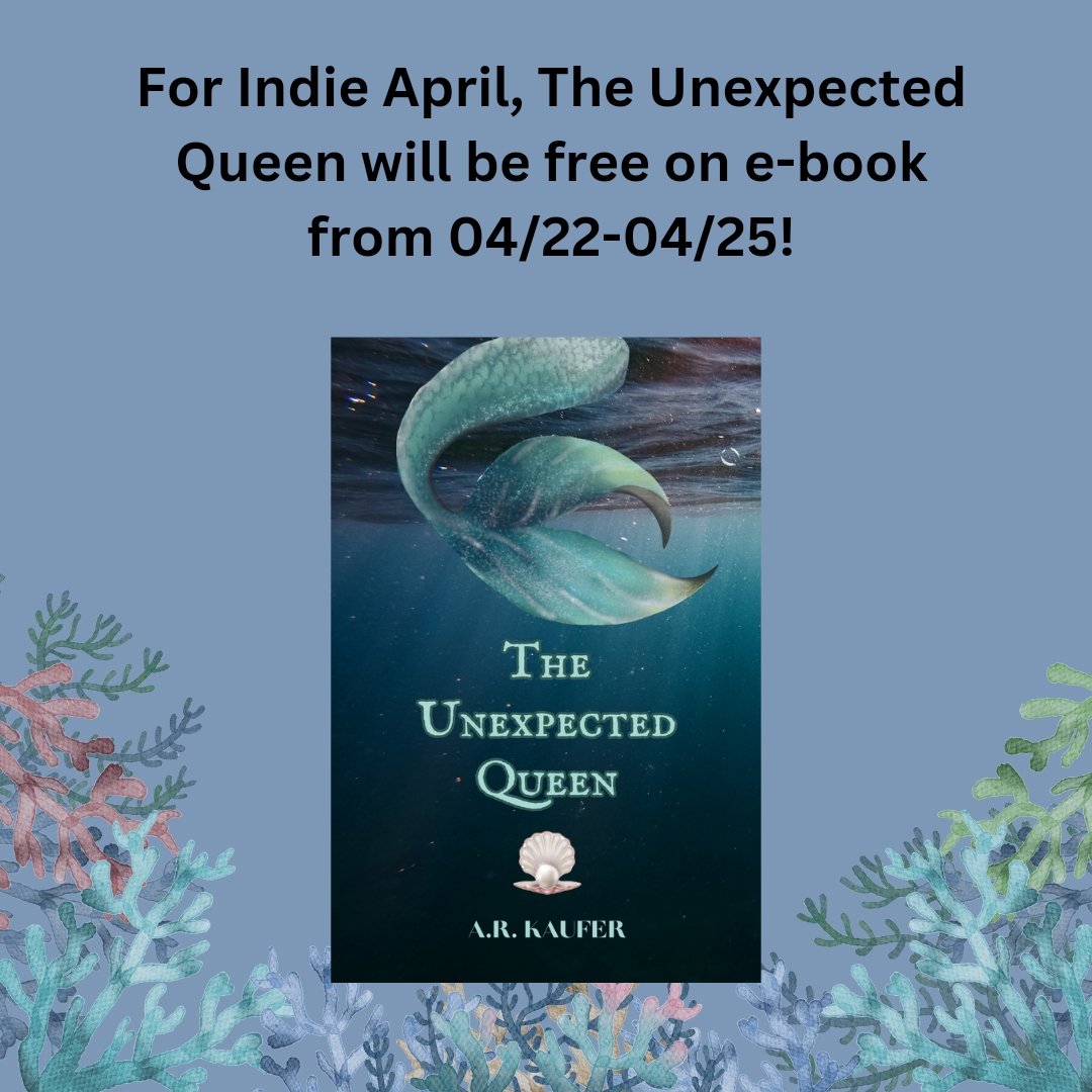 To celebrate #IndieApril and the updated version, my debut will be F R E E on the Zon next week! 🧜‍♀️ Mermaids & Sirens 👑 Hidden Royalty ❤️‍🔥 Slow-burn, fade-to-black romance 🪄 Magic 🌊 Adventure on the high sea