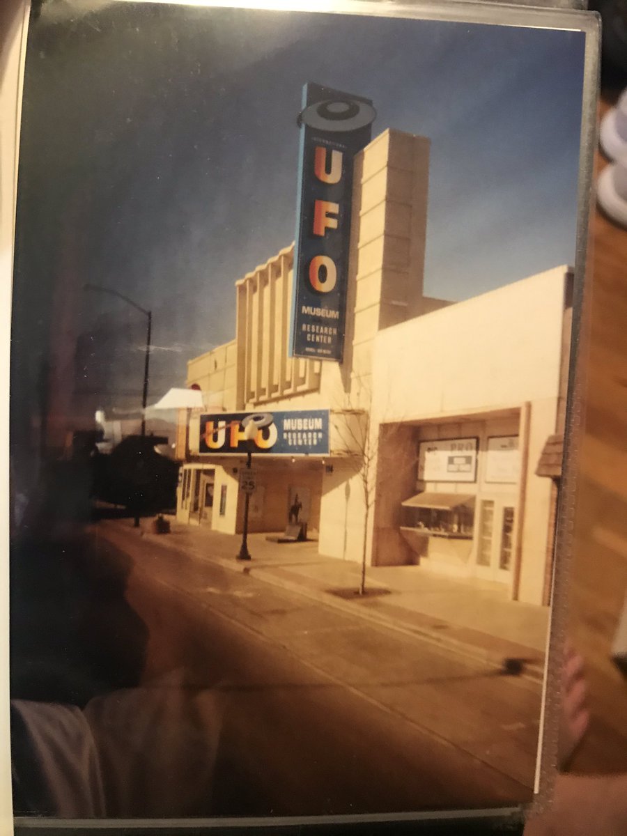 Digging through a lifetime of stuff... This may be the only photo I took in #Roswell on my first visit there during Spring Break ‘98.