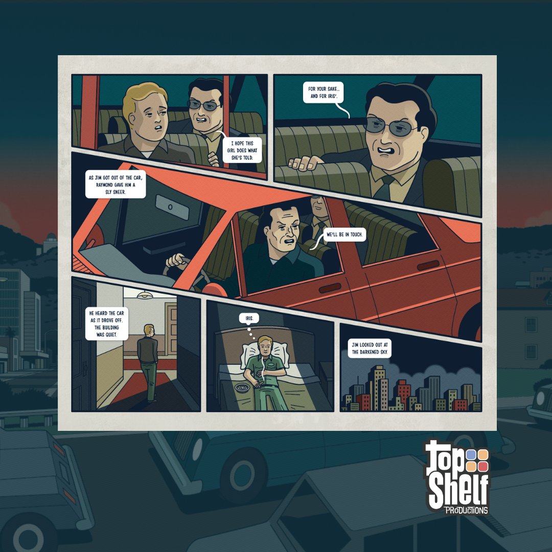 topshelfcomix's tweet photo. On sale now at all indie bookstores and local comic shops!
IN PERPETUITY by @CoinOpBooks is a moody mythic masterpiece.
With a heady blend of film noir and Greek mythology, #InPerpetuity reveals both the human capacity for self-deception and the endurance of love.
#NoirComics https://t.co/UMedFI4KAG