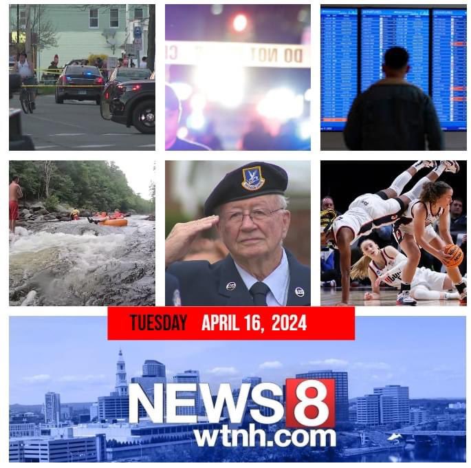 A busy news night at 6 o'clock on WTNH including road rage in Bristol, and a crackdown on people who start trouble at beaches. Have you had flight problems? Help could be on the way. A treasured body of water now endangered, veterans news and new details on the UConn women.