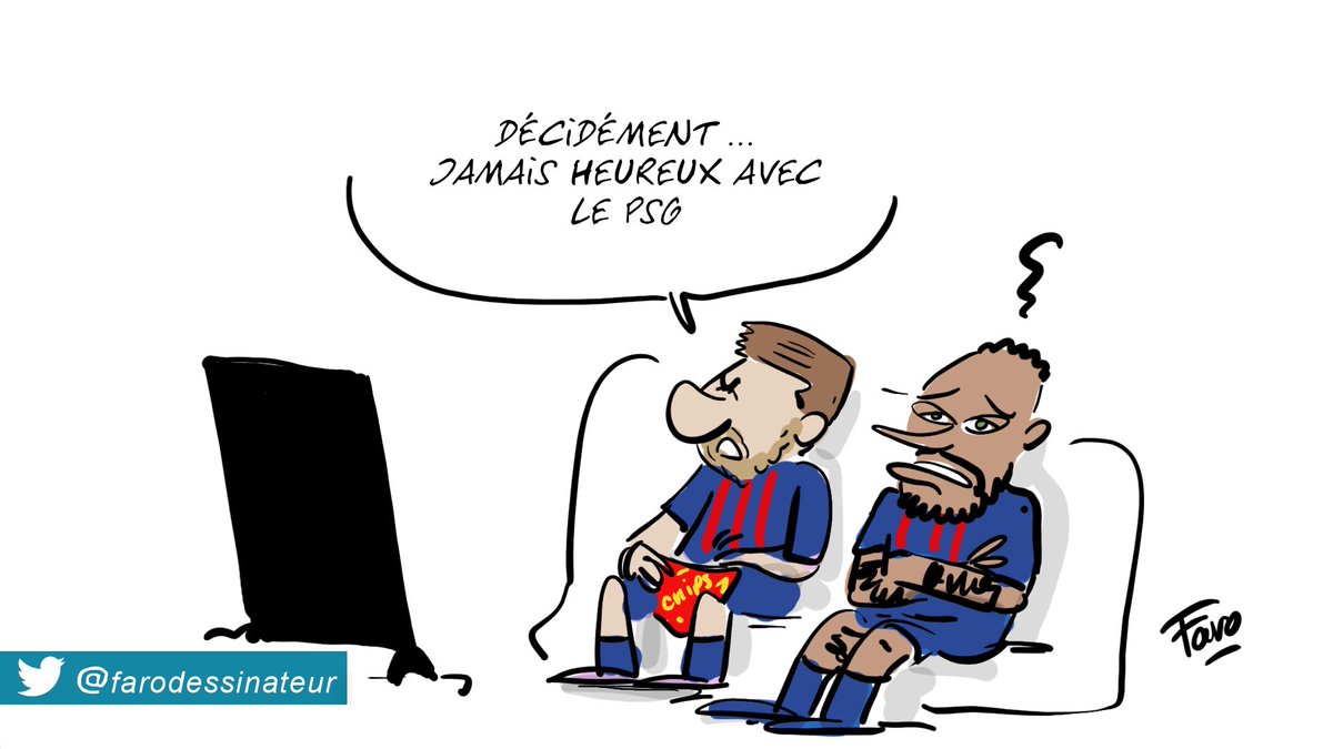 Dédicace à #Messi #Neymar #BARPSG @lachainelequipe #dessin en direct