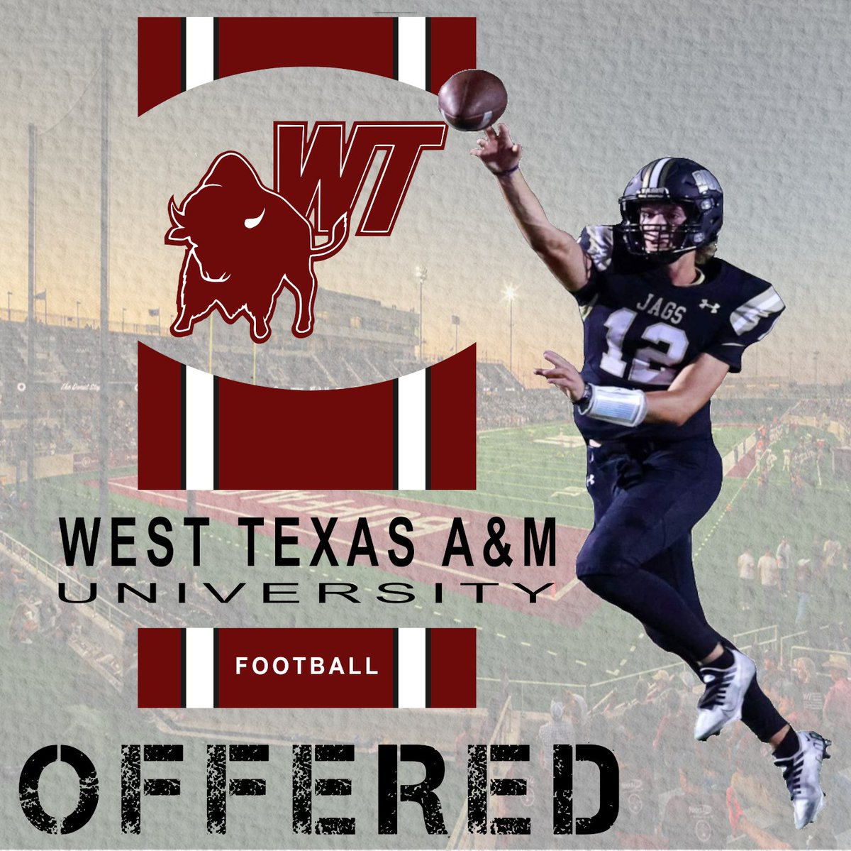 Blessed to receive an offer from  @WTBuffNation. Thank you, <a href="/CoachJoshLynn/">Josh Lynn</a> , @coachkyser, and <a href="/coachjrick/">Justin Richter</a>, for the visit  and hospitality. <a href="/stevehoffman74/">Steve Hoffman</a> <a href="/CoachCarlin/">Sam Carlin</a> <a href="/CoachAntoine/">Ron Antoine, M.Ed</a>