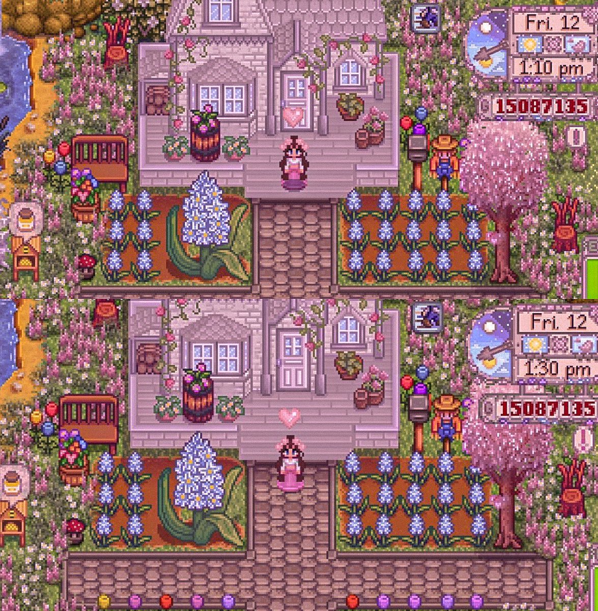 🪷- My little farm is coming along so beautifully 🥹🩷 #StardewValley