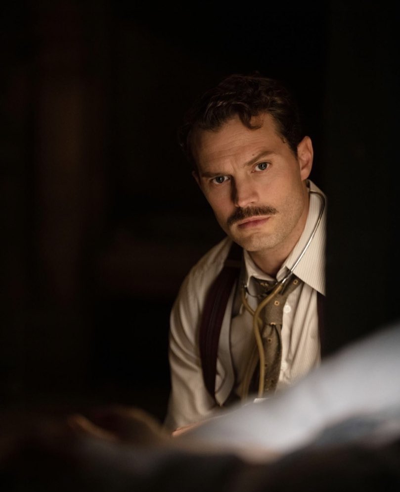 NEW/OLD • Jamie as Dr Ferrier in A Haunting In Venice (2023) 📷Rob Youngson | IG - - #JamieDornan