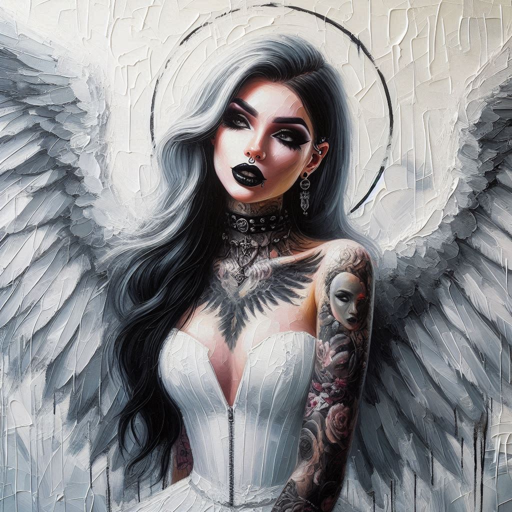 AI4RSES's tweet photo. Qt your goth angels

I absolutely love this one. 

#aiart #aiartwork #aiangel #aigoth #aigothicangel https://t.co/70enh8XXia