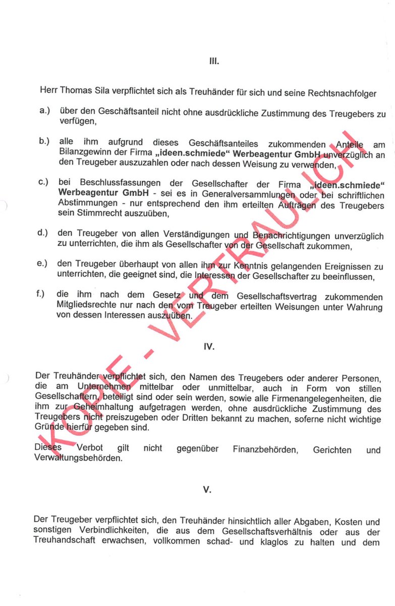 florianklenk's tweet image. Wie funktioniert Kickls geheime Firma?
Ein Thread.
Schritt 1
Kickl und sein Parteifreund Sila gründen 2005 eine PR-Agentur. Kickl bleibt als Miteigentümer im Hintergrund und will nicht ins Firmenbuch. Sila ist Kickls Strohmann und muss ihm 50% der Gewinne der Firma abtreten.