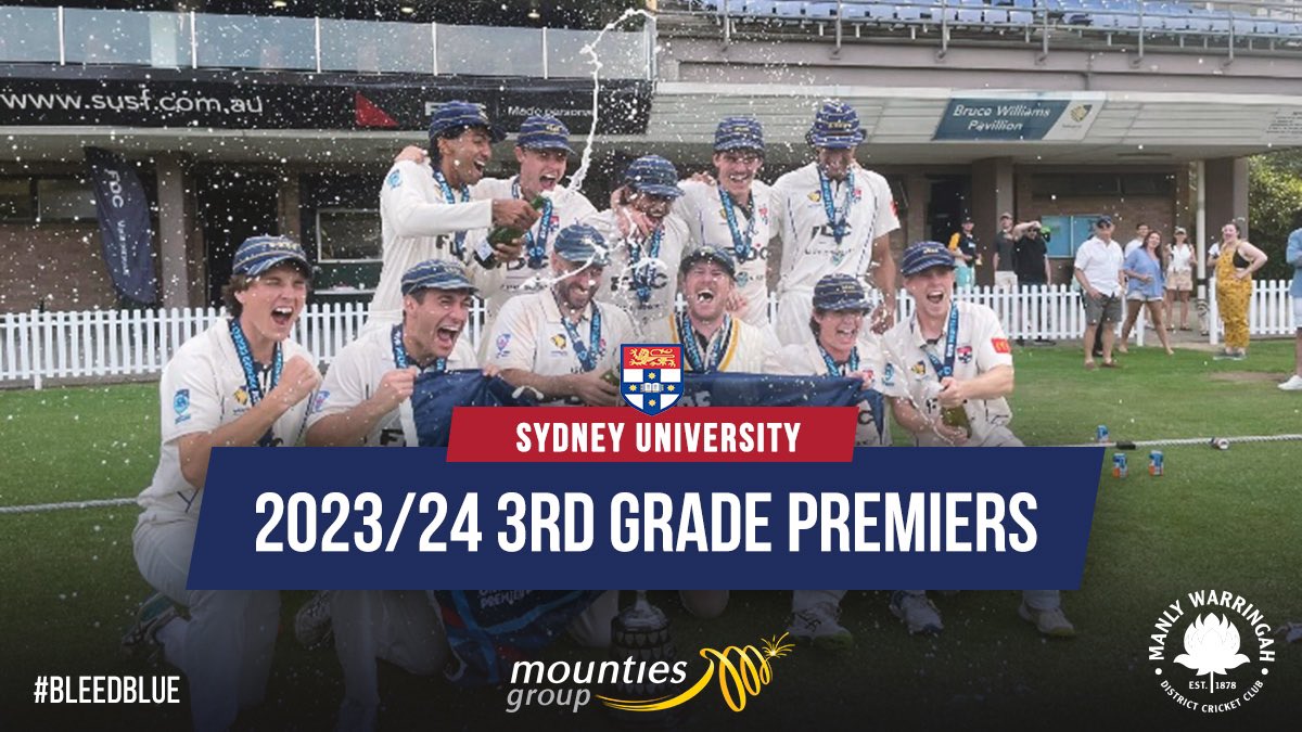 Well done to @SUCC1864 on taking out this years M3s Premiership. They were the best team all season, taking out the Minor Premiership and gliding through the Finals. We gave them a run in the GF but just came up short. Well done to skipper Josh Toyer & the entire team #bleedblue
