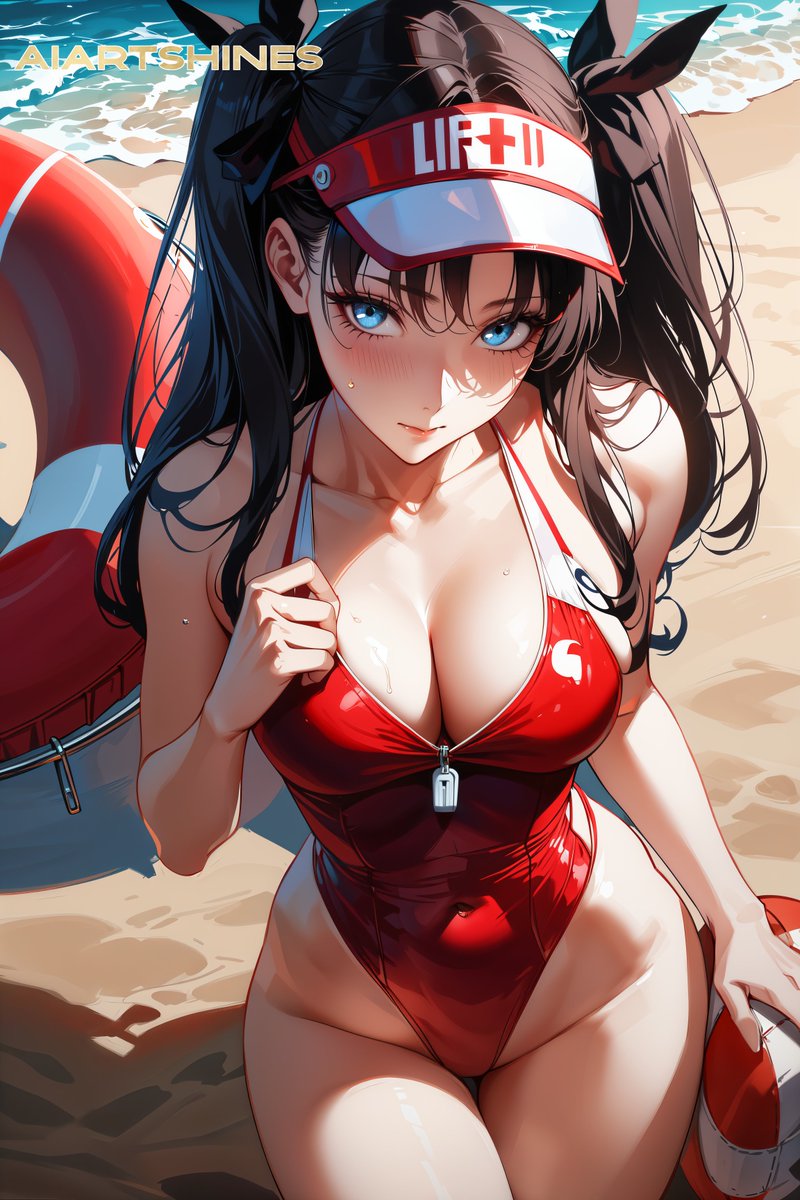 Rin Tohsaka looking really hot a a lifeguard today! 

#FateStayNight