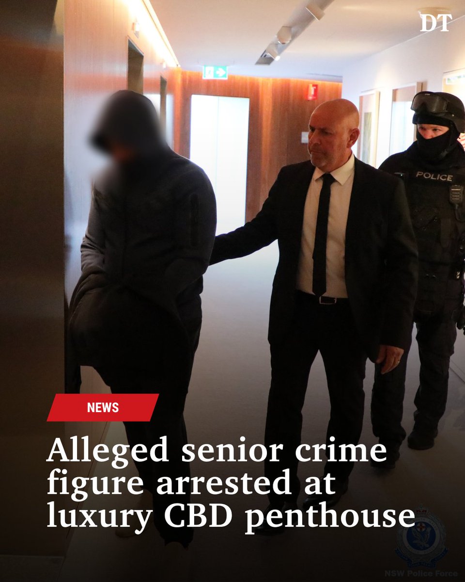 A man who police allege is one of Sydney’s most senior crime figures has been arrested at a multimillion-dollar city apartment. DETAILS: bit.ly/3xLOrpA