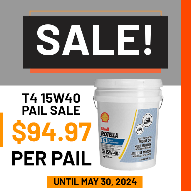 From now until May 30, we're offering a special deal ($94.97 per pail) on the Shell Rotella T4 triple protection diesel oil! Hurry up and stock up now before time runs out! ⏰
#InternationalTrucks #summitmotors #southernalberta #trucking #Brooks #Taber #DieselOil