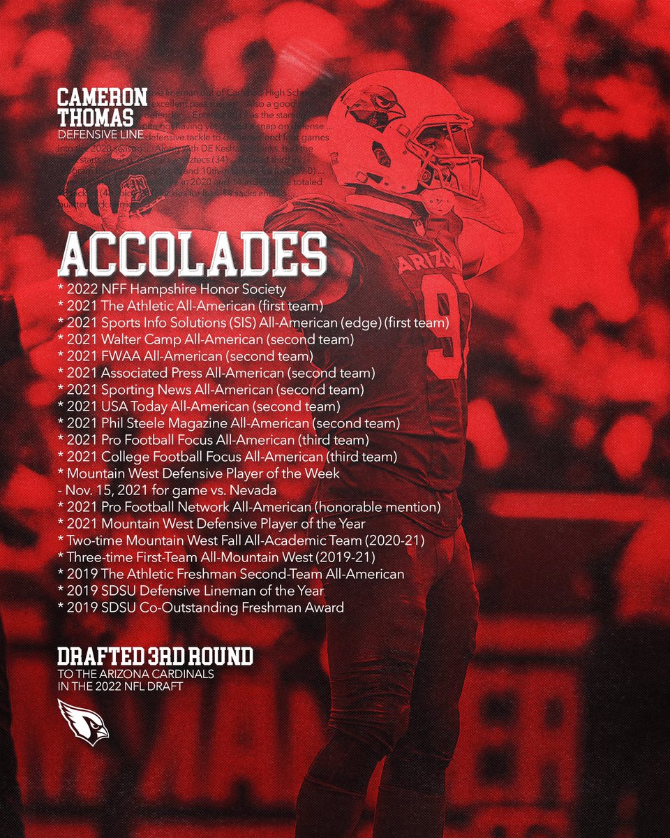 Highly decorated to say the least 🏆 A look at the accolades for Aztec FAST Showcase honorary head coach, @CameronThomas44 #AztecForLife x @AztecLink_NIL