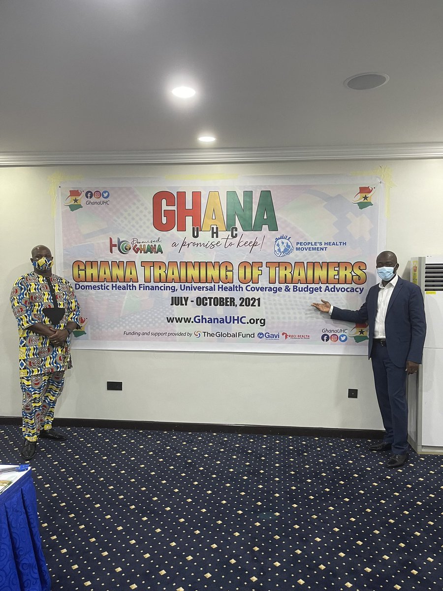 UHCGhana's tweet photo. Highlights of the second session of UHC Ghana Training of Trainers in August 2021, which focused on Ghana's UHC Roadmap, reviewed the National Health Insurance Scheme and its packages, and examined the Right to Health in Ghana with participants from the first session

#UHCGhana https://t.co/zGAyJY4RIm