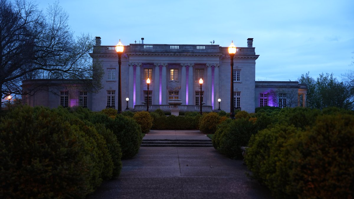 Last night the Governor's Mansion was lit purple in honor of Purple Up! Day, highlighting the Month of the Military Child, Purple Star Schools and all things military-connected families. To our military families: We love you and we will always be here for you.