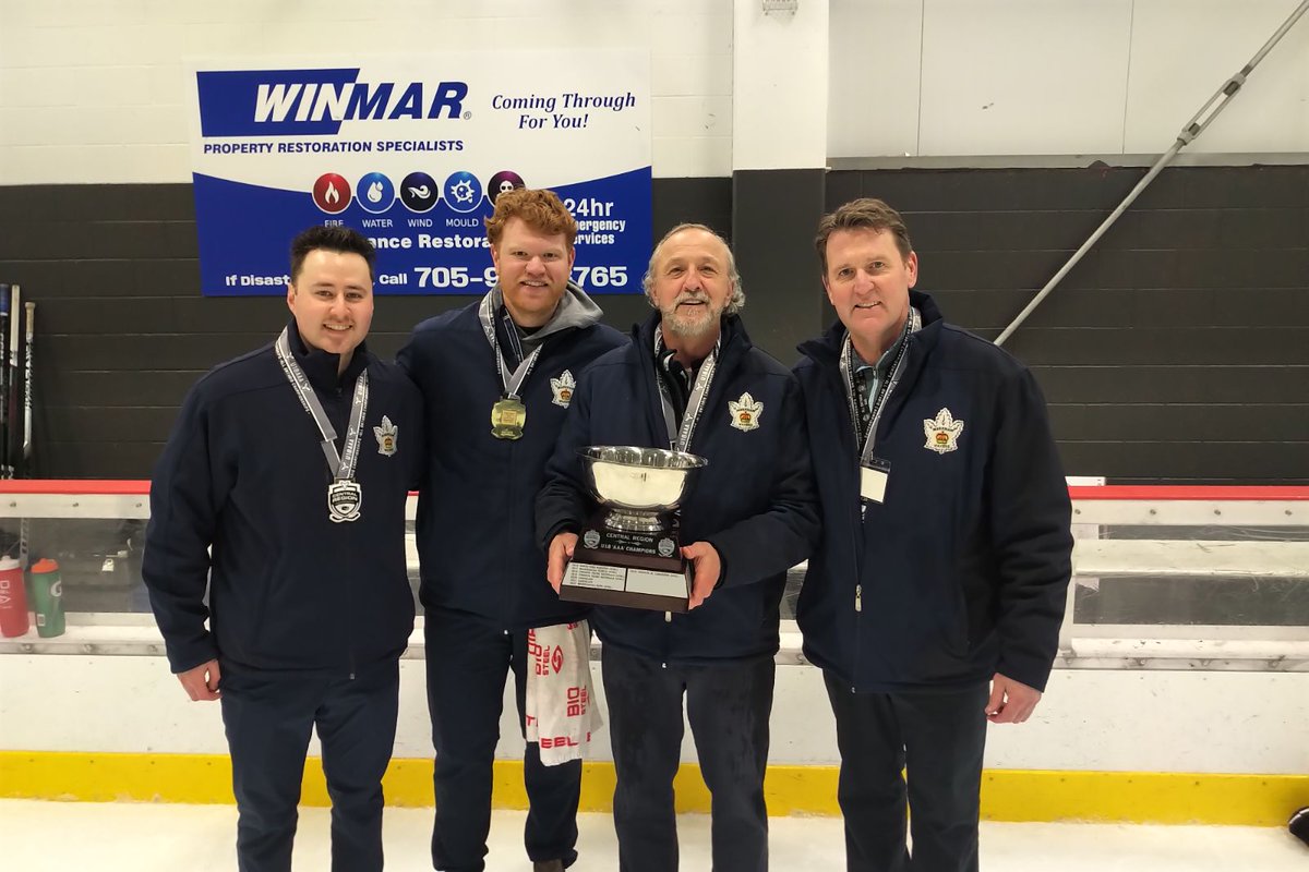 A huge congratulations to Coach @DandaoustDaoust and the entire @MarkhamWaxers U18 AAA team for winning the Central Ontario Regional Championship this past weekend. Great work Coach Doo! #LeafsForever #TML #HockeyTwitter #Puck #hockey #canada #Toronto