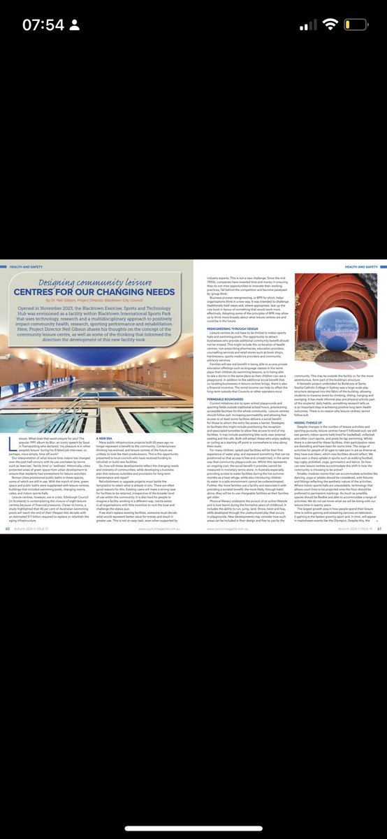 NeilVGibson's tweet photo. Designing community facilities for future needs. Lessons from my recent projects in Edinburgh and Sydney #sport #facilities #community #design https://t.co/4rPmvkz7fK