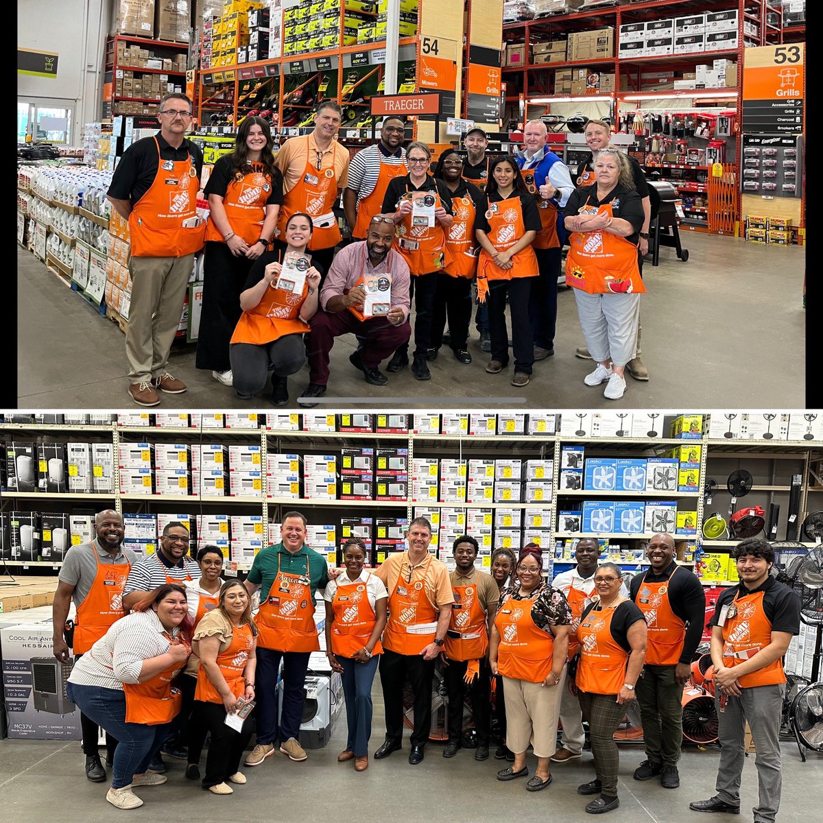 Thank you to our Conroe and Little York team for hosting us today! Awesome job walking us through all you are doing to train your team and get ready for spring! Keep up the great work! #PowerOfTheGulf @jermeybotkin @MejutoAllen @Sharmarl_King