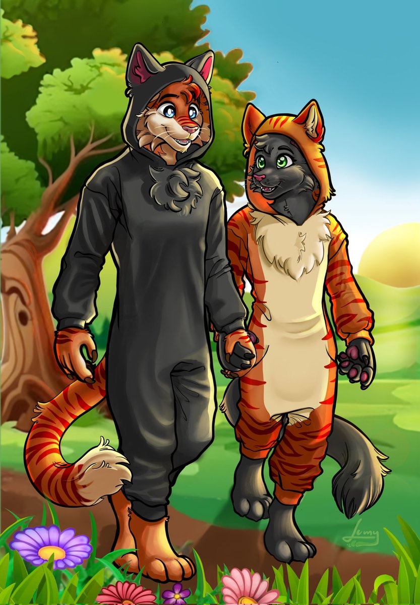 🧡 @RouryTheCat x @Sisuuwu 💜 🎨: @/Quimeras2