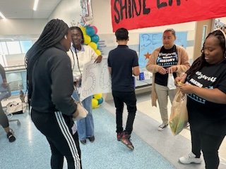AbramJoseph5's tweet photo. 146/150 students showed for history STAAR exams.  No calls. No looking for them.  They showed because of the culture created by these ladies.   We won today! Excellence: Brick by Brick https://t.co/aYcQjutLja