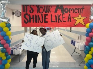 AbramJoseph5's tweet photo. 146/150 students showed for history STAAR exams.  No calls. No looking for them.  They showed because of the culture created by these ladies.   We won today! Excellence: Brick by Brick https://t.co/aYcQjutLja