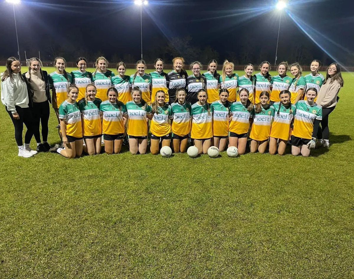 🟢⚪️🟡 MINOR LADIES 🟢⚪️🟡 Well done to our Minor ladies and management, on their win over Donaghmore in the league, with a great all round team performance. Kildress 3-13 Donaghmore 0-7