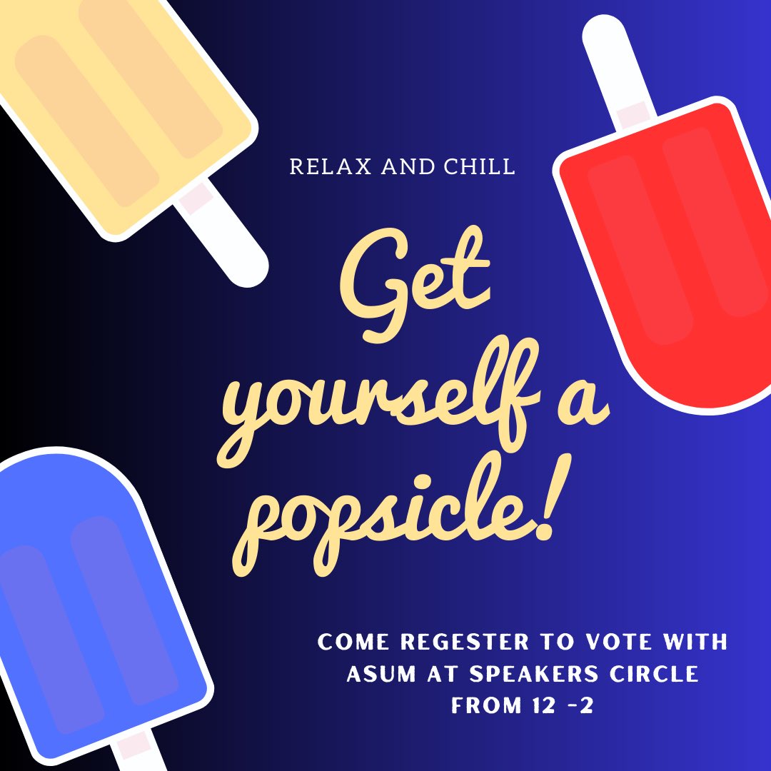Come see us tomorrow from 12-2 at Speakers Circle to register to vote, if you have any questions about voting registration in Missouri or even as a student, we can help and look forward to talking with you!