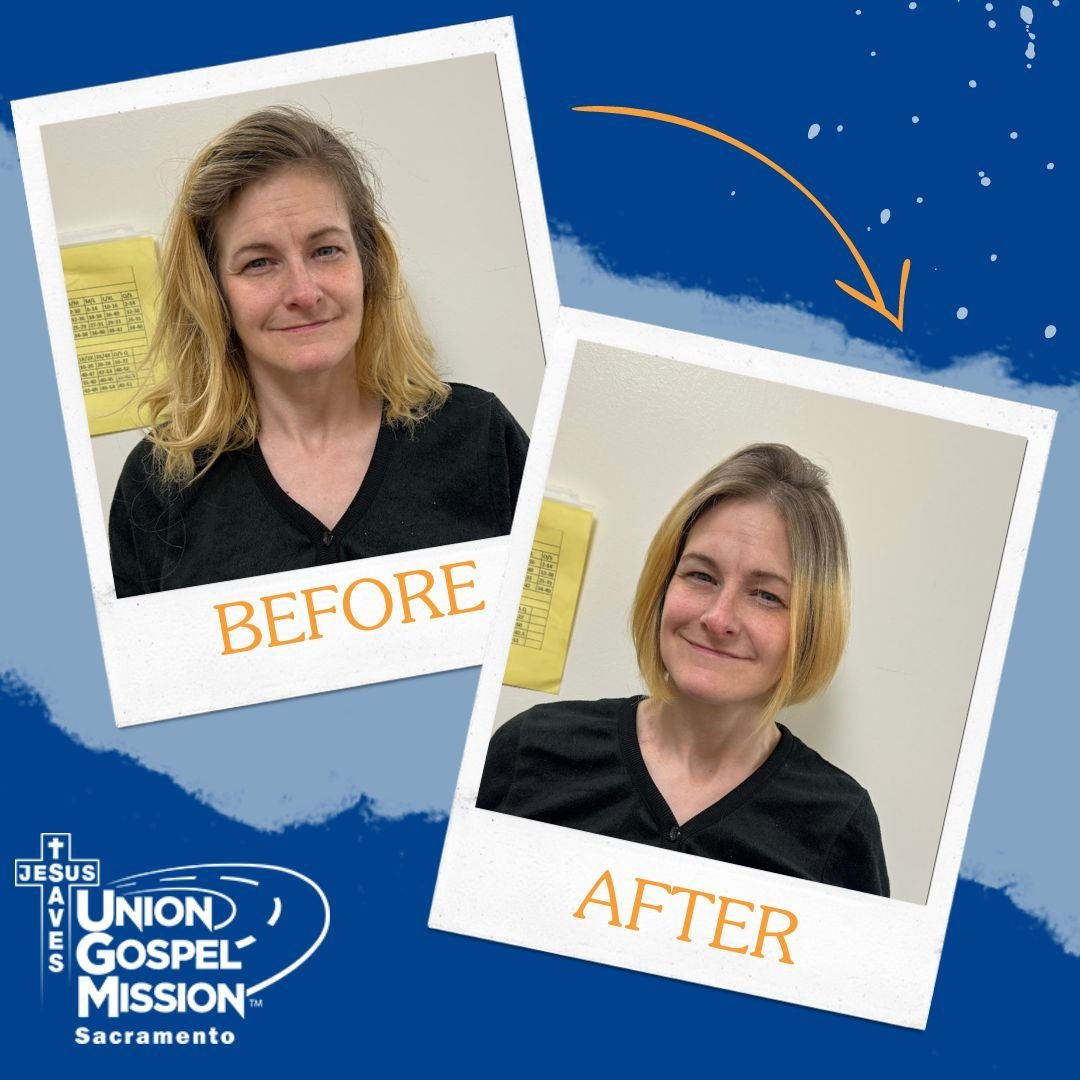 ugmsac's tweet photo. We are incredibly grateful for Gretchen, our volunteer who goes above and beyond to wash, style, and cut the hair of our female homeless and impoverished guests. Her dedication and kindness truly make a difference in the lives of those she helps. 💙 https://t.co/zW99U3m2id