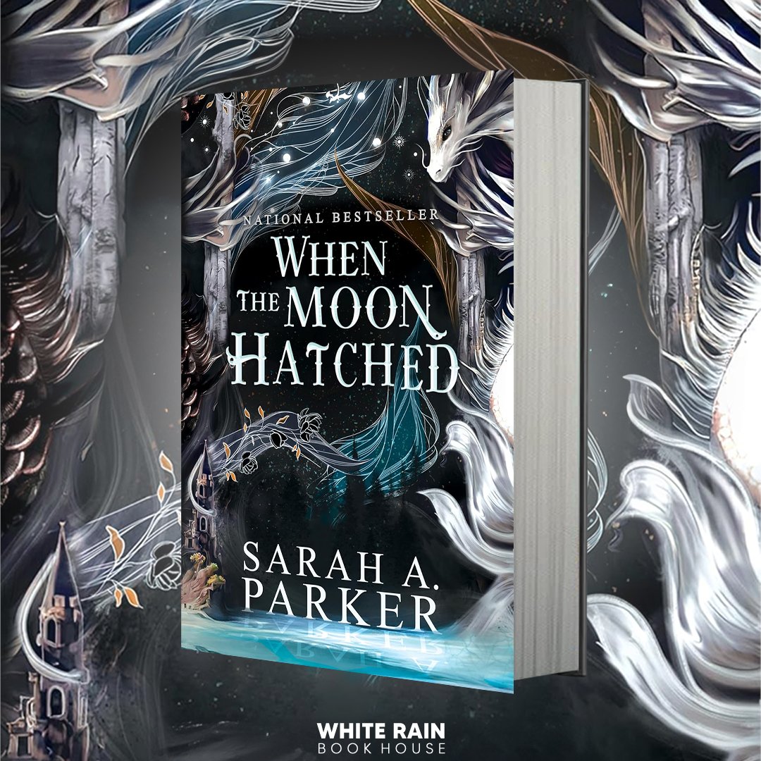 This deluxe hardcover features metallic and embossed jacket effects and colored endpapers with exclusive dragon artwork. Pre-order now to get a limited edition with blue-stained edges – available only on the first printing!

#whenthemoonhatched #booknerd #books #Reading